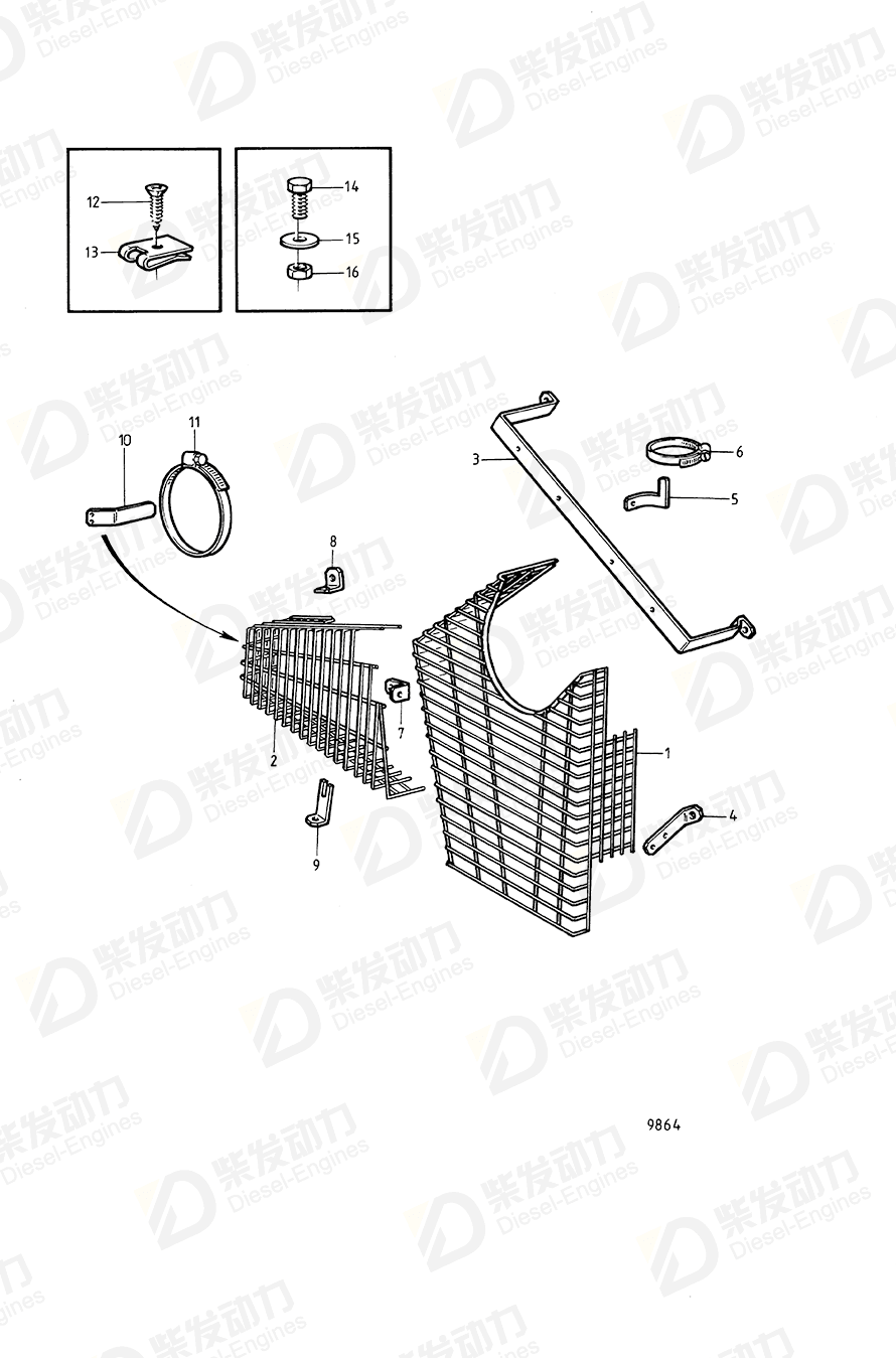 volvo penta Anchorage 863443 Drawing volvo penta Anchorage 863443 Drawing